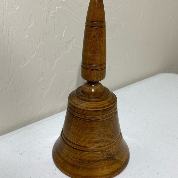 Vintage Wooden Musical Bell 9.5” x 5” EC - Picture 3 of 10